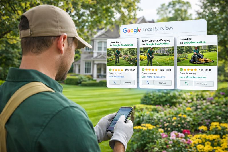 Google Local Services Ads for lawn and landscape companies