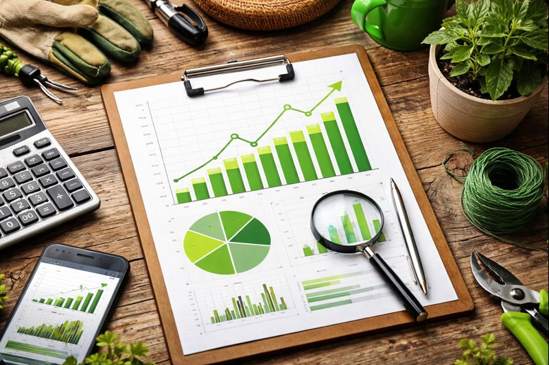 Customer Acquisition Cost analysis with charts showing CAC metrics