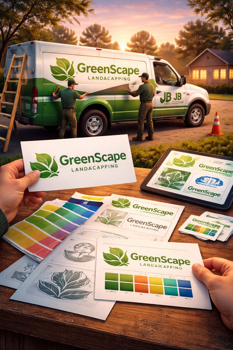 Rebranding a lawn and landscape company