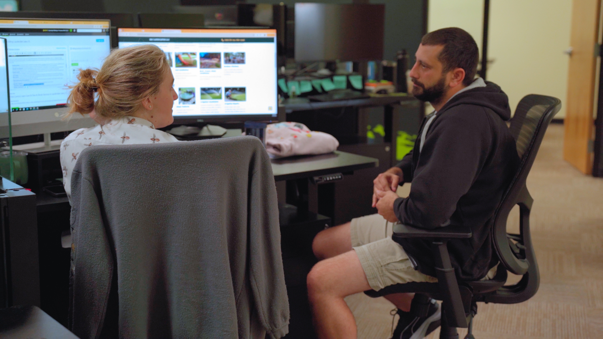 Lawnline Marketing team collaboration