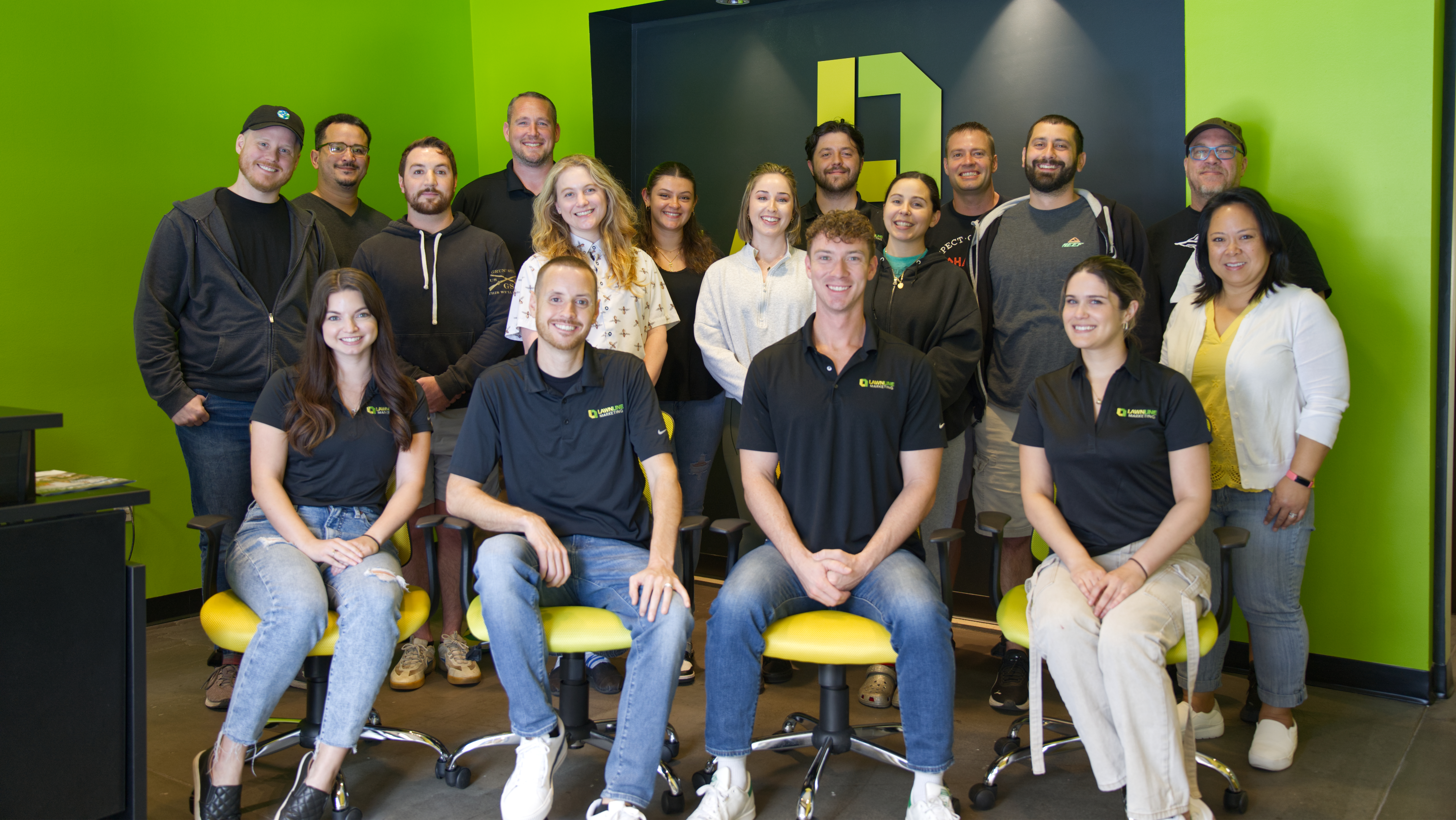 Lawnline Marketing team collaboration